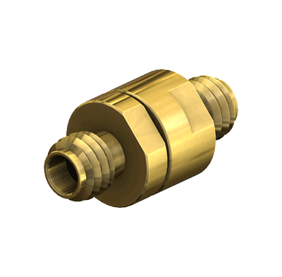 1.00mm Male to 1.85mm Female RF Adapter