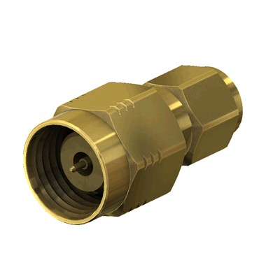 1.00mm Male to 1.85mm Male RF Adapter