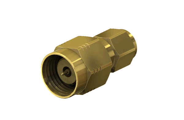 1.00mm Male to 1.85mm Male RF Adapter