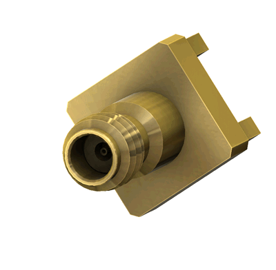1.0mm STR. JACK, MIXED TECH, PCB RF Connector, WITH 0.009" PIN RF Connector